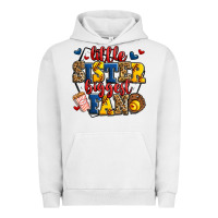Pigment Lunar Rock little sister biggest fan softball Urban Hoodie - Jasminsmagicworld