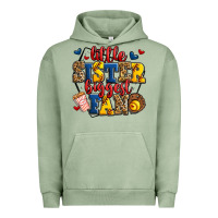 Pigment Oil Green little sister biggest fan softball Urban Hoodie - Jasminsmagicworld