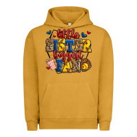 Pigment Peanut Butter little sister biggest fan softball Urban Hoodie - Jasminsmagicworld