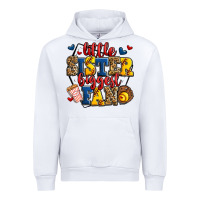 White little sister biggest fan softball Urban Hoodie - Jasminsmagicworld