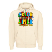 Sandshell color outside the liner autism awareness Zipper Hoodie - JahusDesignShop