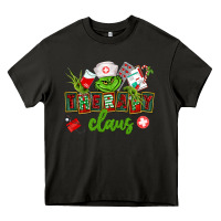 Asphalt therapy claus Heavy Core Tee - CowGirlArtShop
