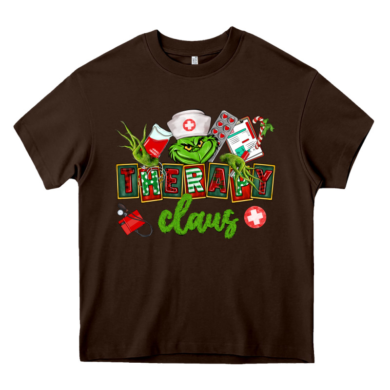 Therapy Claus Heavy Core Tee by CowGirlArtShop | Teevron