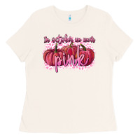 Bone In October we wear pink Breast Cancer Ladies Tee - FaDigitalArtStudio