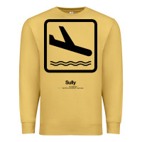 Antique Gold sully movie silhouette Premium Sweatshirt - DesigneFamous