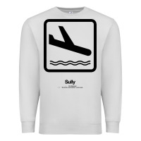 Dove Grey sully movie silhouette Premium Sweatshirt - DesigneFamous
