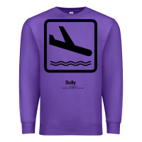 Purple sully movie silhouette Premium Sweatshirt - DesigneFamous