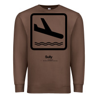Chestnut sully movie silhouette Premium Sweatshirt - DesigneFamous