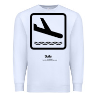 White sully movie silhouette Premium Sweatshirt - DesigneFamous