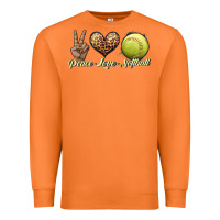 Carrot peace love softball Premium Sweatshirt - JahusDesignShop