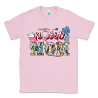 Bubblegum Pink Nurse mom Mother's Day Classic Tee - HowdyJamesFarm