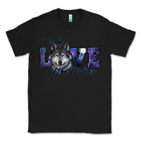 Black for the love of the wolves Classic Tee - RanaPortraitStore