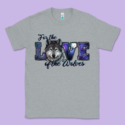 For The Love Of The Wolves Classic Tee Designed By Ranaportraitstore
