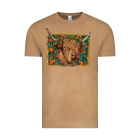 Vintage Camel highland cow fall Vintage Tee - RanaPortraitStore