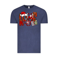 Vintage Denim christmas love nurse bbs Vintage Tee - BundleAndBundleShop