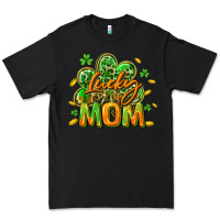 Black Lucky Mom  St. Patrick's Day Premium Tee - CowGirlArtShop