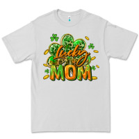 Dove Grey Lucky Mom  St. Patrick's Day Premium Tee - CowGirlArtShop