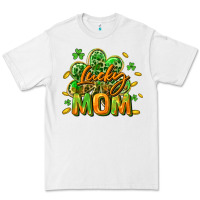White Lucky Mom  St. Patrick's Day Premium Tee - CowGirlArtShop