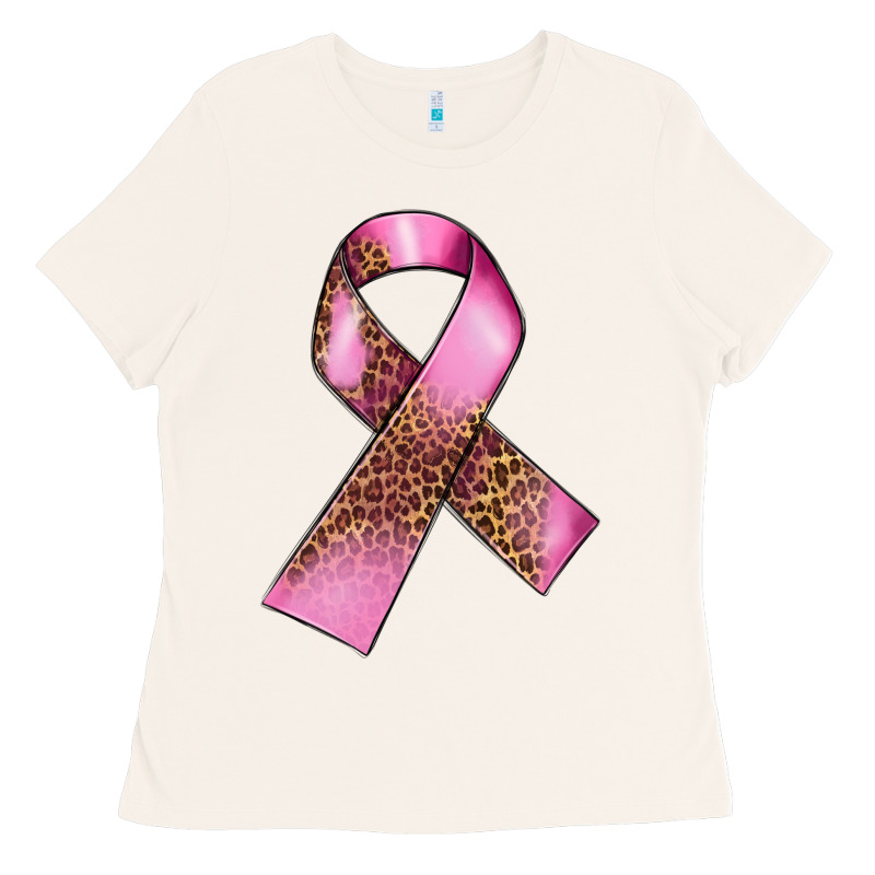 Breast Cancer Ribbon Ladies Tee by FaDigitalArtStudio | Teevron