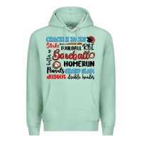 Seafoam baseball typography words Premium Hoodie - Artiststas