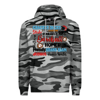 Slate Camo baseball typography words Premium Hoodie - Artiststas