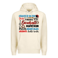 Tofu baseball typography words Premium Hoodie - Artiststas