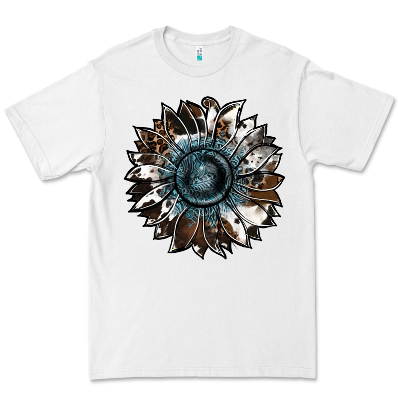 Cowhide Leopard And  Leather Sunflower Premium Tee by RanaPortraitStore | Teevron