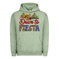 Pigment Oil Green Down to fiesta Urban Hoodie - RanaPortraitStore