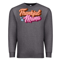 Charcoal Heather thankful mama Premium Sweatshirt - JahusDesignShop