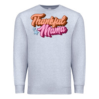 Heather Grey thankful mama Premium Sweatshirt - JahusDesignShop