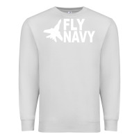 Dove Grey fly navy Premium Sweatshirt - DesigneFamous