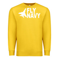 Lemon fly navy Premium Sweatshirt - DesigneFamous