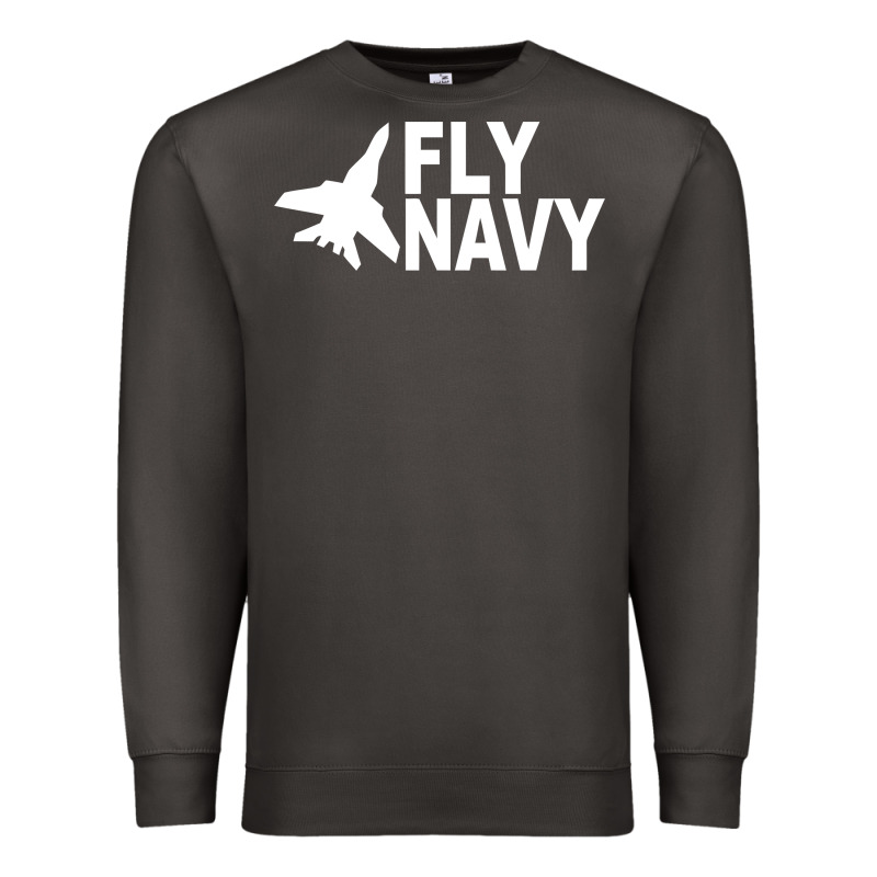 Fly Navy Premium Sweatshirt by DesigneFamous | Teevron