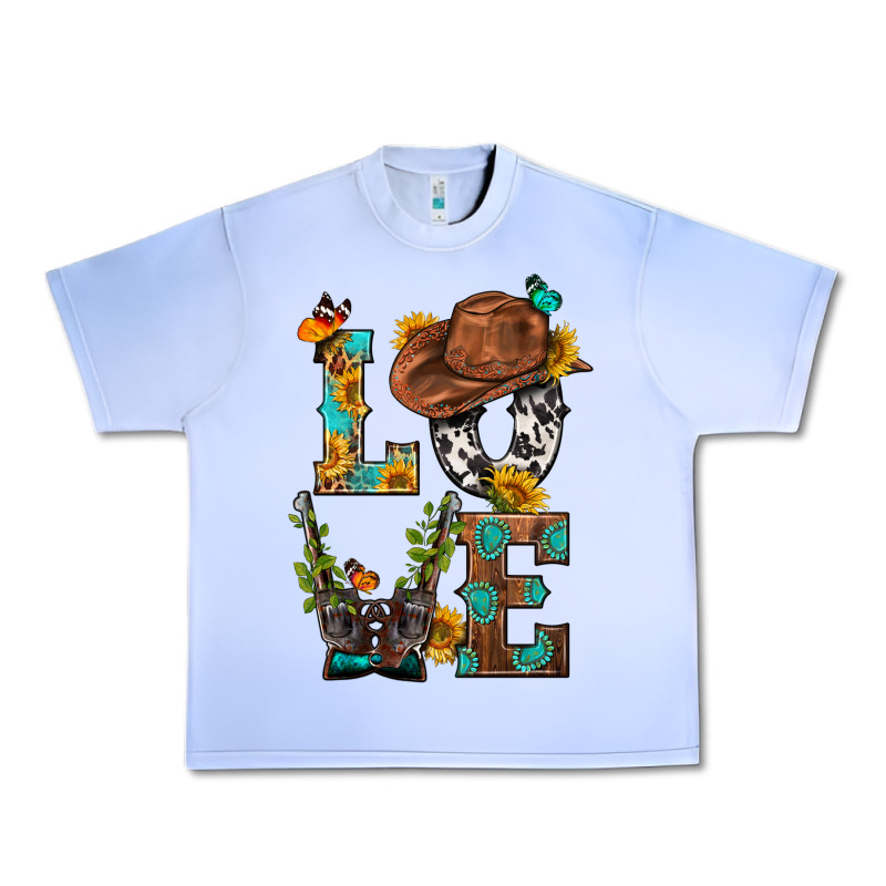 Western Love With Gun Urban Heavy Tee by BundleAndBundleShop | Teevron