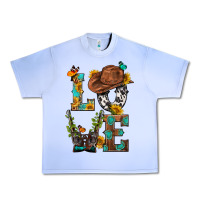 Grape Ice Western Love with Gun Urban Heavy Tee - BundleAndBundleShop
