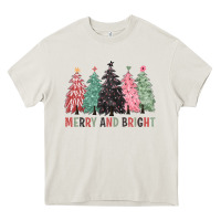 Cream merry and bright Heavy Core Tee - CowGirlArtShop