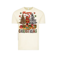 Vintage Arctic merry christmas with western trees bbs Vintage Tee - BundleAndBundleShop