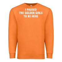 Carrot i paused the golden girls to be here Premium Sweatshirt - DesigneFamous