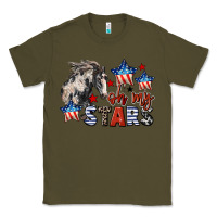 Army Green Oh my stars horse 4th of july Classic Tee - CowGirlArtShop