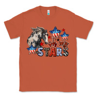 Oh My Stars Horse 4th Of July Classic Tee | Teevron