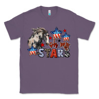 Lavender Oh my stars horse 4th of july Classic Tee - CowGirlArtShop