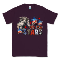 Plum Oh my stars horse 4th of july Classic Tee - CowGirlArtShop