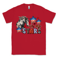 Red Oh my stars horse 4th of july Classic Tee - CowGirlArtShop