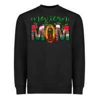 Black mexican mom our lady of guadalupe leopard Heavyweight Sweatshirt - JahusDesignShop