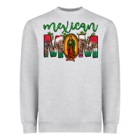 Mexican Mom Our Lady Of Guadalupe Leopard Heavyweight Sweatshirt | Teevron