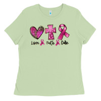 Matcha Love Faith cure Breast Cancer Ladies Tee - FaDigitalArtStudio
