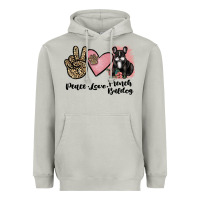 Moon Dust peace love french bulldog Heavyweight Hoodie - JahusDesignShop