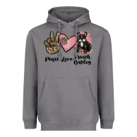 Storm peace love french bulldog Heavyweight Hoodie - JahusDesignShop