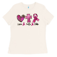 Bone Love Faith cure Breast Cancer Ladies Tee - FaDigitalArtStudio
