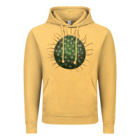 Vintage Mustard Arizona Fishhook Cactus Vintage Hoodie - LillyAllenDesigns